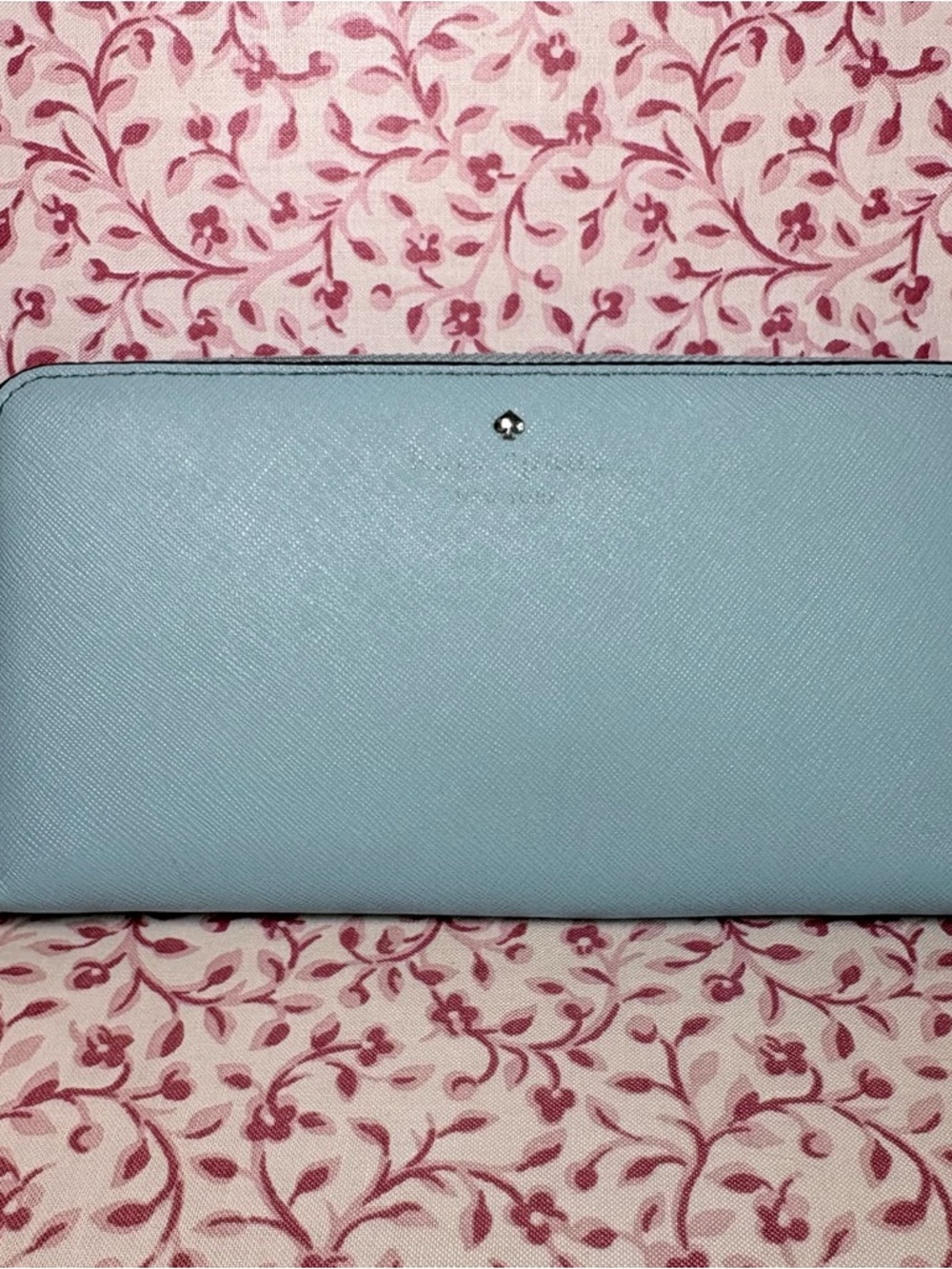 Kate Spade Tiffany Blue Zip-Around Wallet